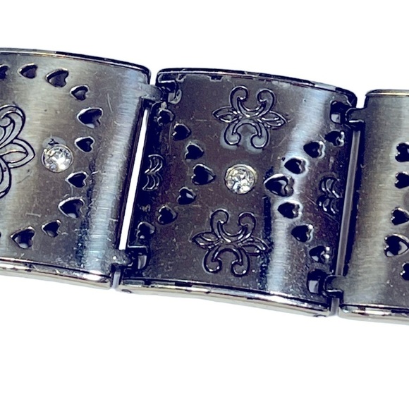 Brighton Cuff Style Link Silver Bracelet - Picture 4 of 4